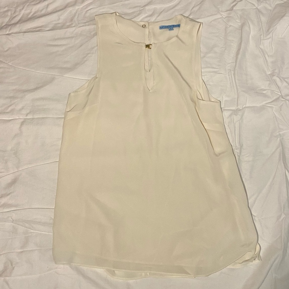 Antonio Melani Cream Blouse-S